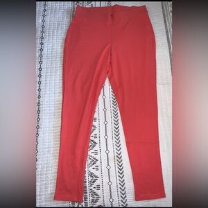 Torrid Coral Leggings - Size 2